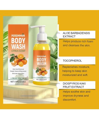  XINRAN Set of 4 anti-odor body shower gels khaki shower gel gentle moisturizing soap against urine odor for seniors deodorizing soap for underarms intimate area bikini area odor of - Buy Online on GoSupps.com