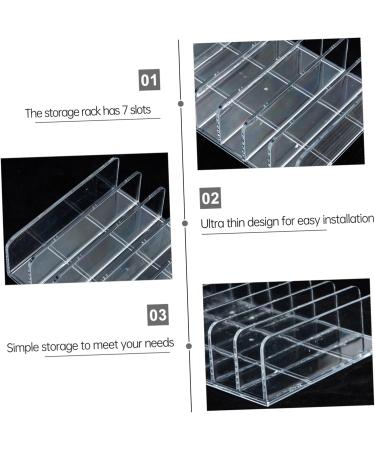 POPETPOP Cosmetic Storage Box Drawer Divided Makeup Organizer Plastic Cosmetic Organizer Cushion Powder Blush 17x12.5cm Transparent - Buy Online on GoSupps.com