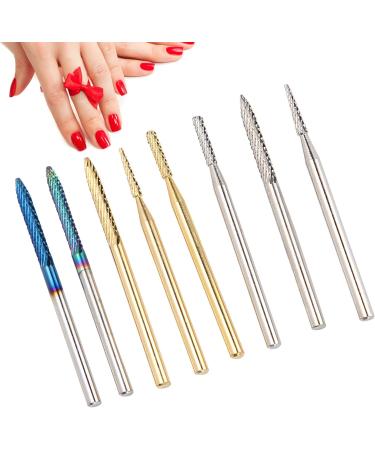 Manicure Nail Drill Bits Set Nail Polishing Head Tungsten Alloy Grinding Head for Polishing with Complete Functions Gel Removal Dead Skin Exfoliation for Home and Salon Use - Buy Online on GoSupps.com
