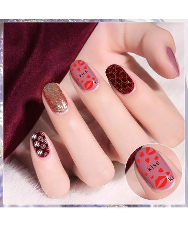 Biutee Nail Stamper Kit - Stamping Plate Set with Silicone Stamper & Scraper - Holiday Nail Art Supplies with Storage Bag - Buy Online on GoSupps.com