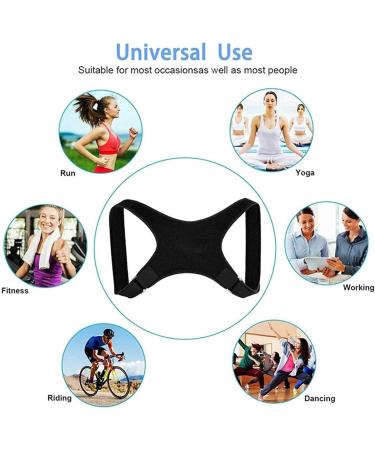 Posture Brace Back Support Belt Women Man Adjustable Posture Corrector Clavicle Spine Back Shoulder Lumbar Corset Back Pain - Buy Online on GoSupps.com