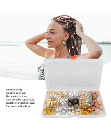 Hair Jewellery for Braids Dreadlocks Pendant DIY Metal Decorative Vintage Wrapped Hair Cuffs Adornment for Dating Wedding - Buy Online on GoSupps.com