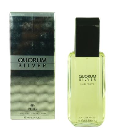 Antonio Puig Quorum Silver Men's 3.4-ounce Eau de Toilette Spray