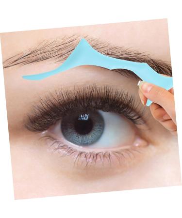 Mikinona Eyebrow Stencil Eyebrow Guide Template Eyebrow Shaper Beauty Tools Thermostat 17.3x5.9cm Blue - Buy Online on GoSupps.com
