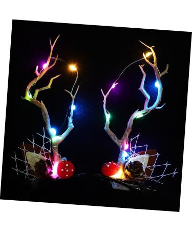 FRCOLOR 1 Pair Hairpin Glowing Antler Barrette Yule Decor Xmas Hair Accessories Luminous Hair Decorations Alligator Hair Clips Christmas Hair Clip Delicate Crocodile Skin Foam 15X5.5X2CM Colorful - Buy Online on GoSupps.com