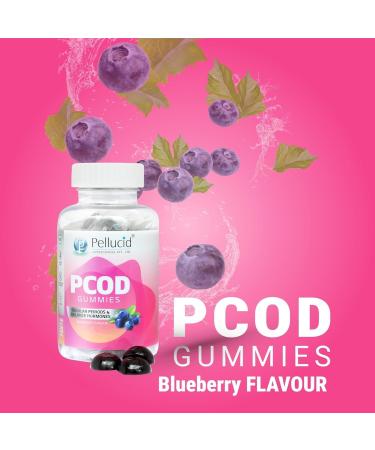 YANG PCOD Gummies for Women Manages Irregular Periods & Hormonal Balance Blueberry Flavour 30 Gummies - Buy Online on GoSupps.com