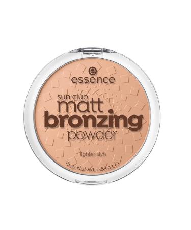 Essence Sun Club Matt Bronzing Powder No. 01 - Vegan Bronzer for Dry & Impure Skin (5-Pack) - Alcohol & Paraben Free - Buy Online on GoSupps.com