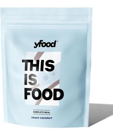 yfood Poudre de noix de coco crazy - D licieux repas boire pour les d placements - Poudre de 25 g de prot ines 26 vitamines et min raux - Saveur : noix de coco - Buy Online on GoSupps.com