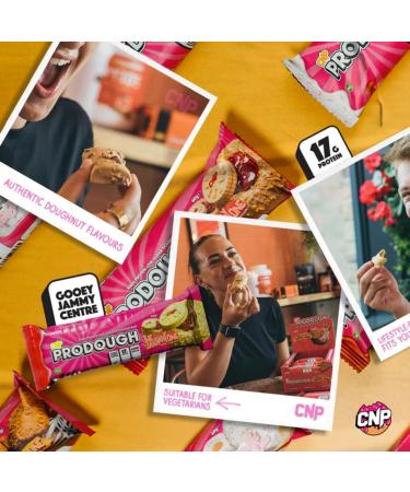 CNP Professional Prodough Milk Protein Bars - 17g Protein Soft Centre Filled Bars - 3 Delicious Flavours - Gift Set of 3 Bars - Buy Online on GoSupps.com