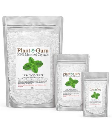 4 oz Menthol Crystals - 100% Pure Natural USP Food Grade - Ideal for Cosmetics, Salves, Balms, Creams & Soap Making - Buy Online on GoSupps.com