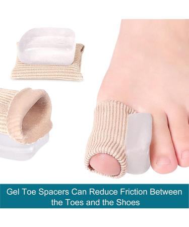 1Pcs Gel Toe Separator Spacer - Bunion Corrector for Hallux Valgus Overlapping Toes Blisters & Corns - Comfort & Relief - Buy Online on GoSupps.com