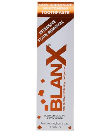 Blanx Intense Stain Removal Toothpaste 75ml - Effective Whitening & Fresh Breath | International Shipping Available - Buy Online on GoSupps.com