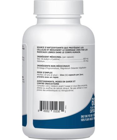 Polar Naturals NAC (N-Acetyl-L-Cysteine) Plus Supports Antioxidant Glutathione Levels Immune System Support Liver and Detox Support - 60 Capsules - Buy Online on GoSupps.com