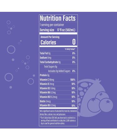 Vita Ice Acai Blueberry Pomegranate 12 Pack 17 oz. Bottles - Refreshing Hydration and Antioxidants - Buy Online on GoSupps.com
