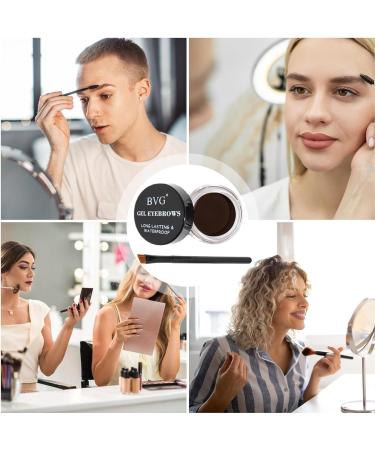 Eyebrow Trimming Kit | Eyebrows Gel Eyebrow Paint Kit - Long Lasting Waterproof Brow Cream Brow Tool with Eyebrow Brush Eyebrow Tinting Kit 01 - Buy Online on GoSupps.com