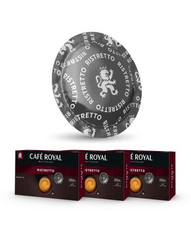 Caf en Dosettes - Caf Royal Pro | 3 x 50 - Compatibles avec les Machines caf Nespresso * Professional - Saveur Ristretto Ristretto 50 unit (Lot de 3)