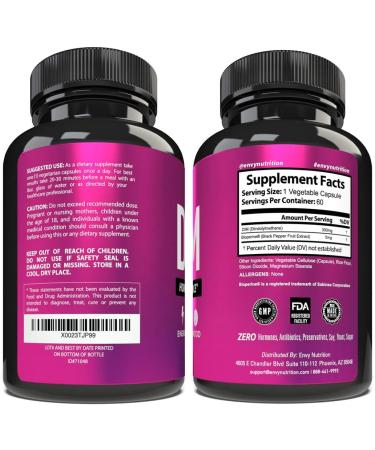 Envy Nutrition DIM Supplement - Estrogen for Women & Men - Metabolism & Menopause Support - 60 Day Supply - Buy Online on GoSupps.com