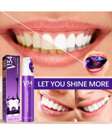 Best Purple Toothpaste for Teeth Whitening | Stain Removal & Smile Enhancement - Buy Online on GoSupps.com