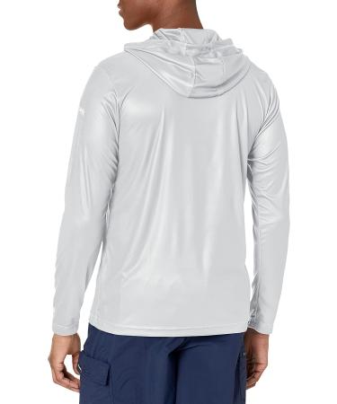 Columbia Men's Terminal Tackle PFG Hooks Hoodie - Cool Grey/White Gradient - Large - Buy Online on GoSupps.com