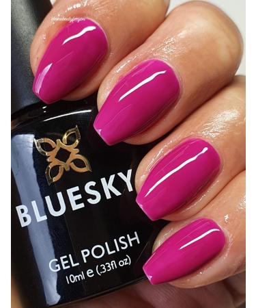 Bluesky Gel Nail Polish PINK MAGENTA PURPLE KINGDOM UV/LED Nail Soak Off DC89 DENCE RANGE