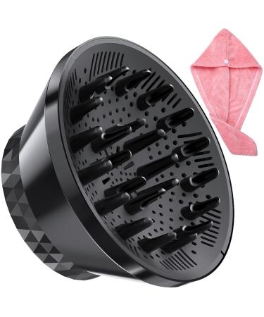 IREAL universal hair diffuser diffuser hairdryer diffuse hair foldable diffuser hairdryer attachment adaptable for blow dryer with nozzle 1.65-3.14 inches for curly or wavy hair styling - Buy Online on GoSupps.com