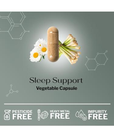SugarMD Sleep Support Supplement 60 Sleep Capsules with Lemon Balm Valerian Root Hops Extract Chamomile Extract & BioPerine Non-GMO & Gluten Free Sleep Supplememts for Adults (30-Day Supply) - Buy Online on GoSupps.com