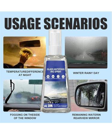 Brilliaire 30ml/60ml Car Goggles Windproof Anti-Fog Agent Liquid Nano Waterproof Spray,Car Goggles Windproof Anti-Fog Agent,Anti Fog Spray Eyeglass Lens Cleaner 30ML 3 Pcs - Buy Online on GoSupps.com