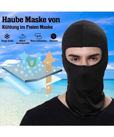 4 Pack Storm Hood Balaclava UV Protection Masks - Windproof Multifunctional Face Hood for Men & Women - Ski Motorcycle & Outdoor Sports - Size S-3XL - Black - Buy Online on GoSupps.com