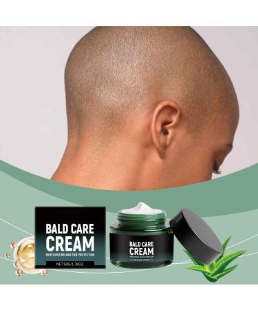 Bald Cream 50g Scalp Care Cream for Men 236 inch moisturizing and nourishing skin cream with natural antishine effect and matte finish for bald wearers - Buy Online on GoSupps.com