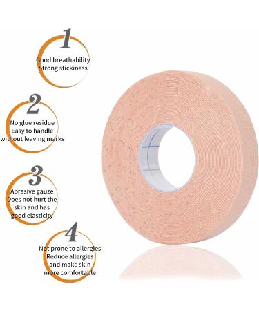 ovand Nasal Cannula Tape  Nasal Cannula Adhesives Oxygen Tubing Tape Face Adhesives Facial Skin Tapes Medical Tape for Wound Care Bandages Strips Athletic Tape Sports Wrap Bandages 1 Roll 5m(0.5 inch) 0.5'' - Buy Online on GoSupps.com