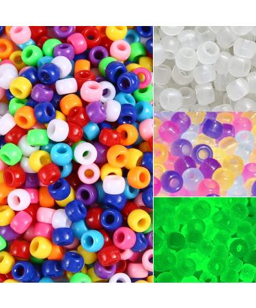 Eppingwin Beads and Bead assortments (800 Classic + 300 Color Changing) Medium Pack Classic+Color Changing