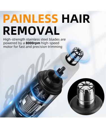 2024 Ear and Nose Hair Trimmer for Men & Women | Painless Battery-Operated Facial Hair Clipper | IPX7 Waterproof Dual Edge Blades - Buy Online on GoSupps.com