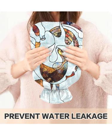 Buy Naanle 2L Hot Water Bottle with Rainbow Cover | Pain Relief & Heat Therapy for Back Hands & Feet - Buy Online on GoSupps.com