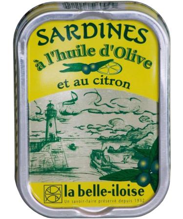 La Belle-iloise - Sardines huile d olive et citron - 115 g - 4 6 sardines