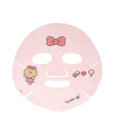 Buy The Cr me Shop LINE FRIENDS Be Pretty Skin! CHOCO Printed Essence Sheet Mask - Rose Water & Watermelon (3 Pack) | International Shipping Available - Buy Online on GoSupps.com