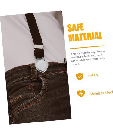 Bestyash Stainless Steel Peach Heart Ceiling Clip Pacifier & Mattress Cover Fastening - 4 Pcs - Buy Online on GoSupps.com