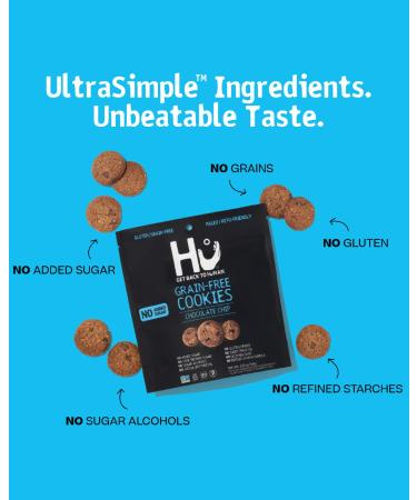 Hu Keto Cookies - Gluten Free Chocolate Chip Snacks, Dairy Free, No Added Sugar, Non-GMO, Paleo (3-Pack) - Buy Online on GoSupps.com