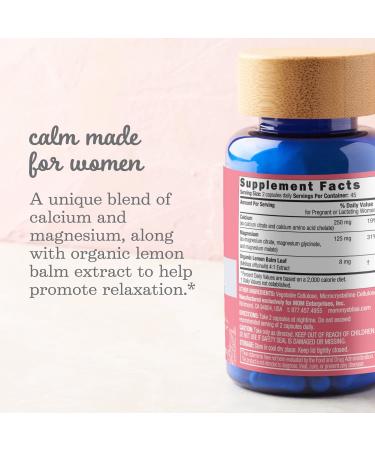 Mommy's Bliss Calm + Magnesium for Women - 90 Capsules for Relaxation & Stress Relief - Buy Online on GoSupps.com