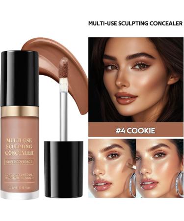 Correcteur couverture compl te avec design hydratant Finition mate naturelle Maquillage du visage couverture compl te pour un maquillage quotidien Correcteur respirant COOKIE - Buy Online on GoSupps.com