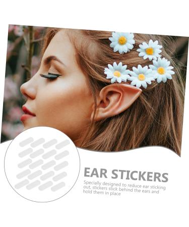 Elf Ear Stickers - 30pcs Makeup Ear Accessories for Small Face, White Earmuffs, and Vertical Ear Patch - Ear Corrector Tape - Buy Online on GoSupps.com