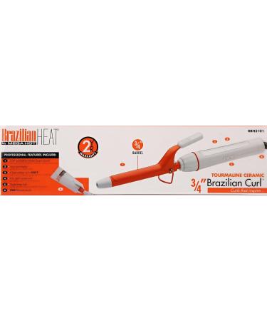 Brazilian Heat Tourmaline Ceramic Curling Iron 0.75 Inch - BBH3101 | International Shipping Available - Buy Online on GoSupps.com