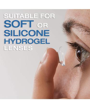 Spectapure Contact Lens Solution 12 Fl. Oz Bottle (Pack of 2) - Triple Action Cleaner Liquid for Soft and Silicone Hydrogel Lenses - Buy Online on GoSupps.com