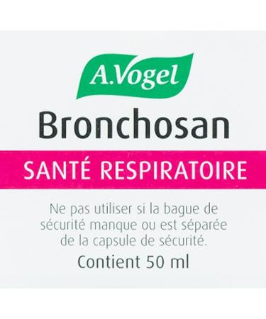 A.VOGEL - Bronchosan - Targeted actions for respiratory health antibacterial activity - Food supplement based on plant extracts: Ivy Thyme Licorice - Bottle 50 ml - Swiss Laboratory - Buy Online on GoSupps.com