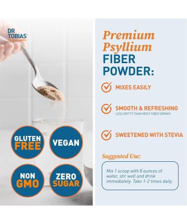 Dr. Tobias Colon Everyday Health & Colon 14 Day Cleanse Psyllium Fiber Powder Drink with 4g Psyllium Husk per Serving & Herbal Cleanse Capsules Supports Gut Health Regularity & Digestive Detox - Buy Online on GoSupps.com