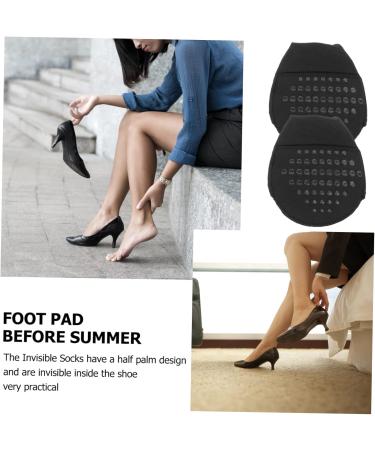 SEWOART 4 Pairs Forefoot Pad Supple Half Palm Socks Toe Liner Half Socks Invisible Toe Topper Socks Womens Socks Seamless Half Socks Silicone Women's High Heel Front Pad - Buy Online on GoSupps.com