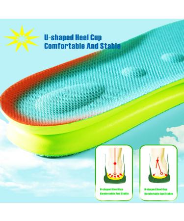 Memory Foam Replacement Insoles - Shock Absorbing Comfort for Men Women & Kids - Buy Online on GoSupps.com