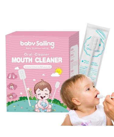 Generic tongue gauze cleaner |Mundgazze-toothed shearer stick |Portable oral gum gum cleaner flexible toothbrush tongue cleaner for babies tongue mouth and dental care delivery in box