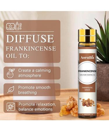 Aoruilia 10ml Frankincense Essential Oils - 100% Pure Natural Frankincense Oil for Diffuser for Home Aromatherapy Relax Spa Yoga Soaps & Candles Making Frankincense 10 ml (Pack of 1) - Buy Online on GoSupps.com