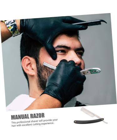 Angoily Hairdressing Razor for Men - Rustproof Steel & Wooden Handle | Premium Shaving Tool for International Shipping - Buy Online on GoSupps.com