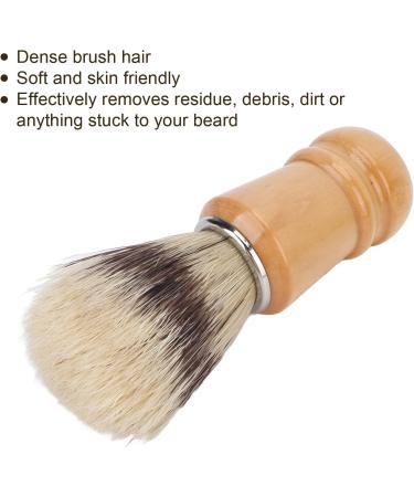 Premium Men's Beard Brush - Skin-Friendly Facial Brush with Natural Wood Handle for Sensitive Beard Care & Styling - Buy Online on GoSupps.com